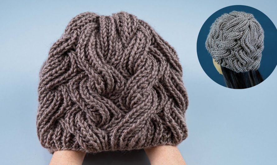 How to Make a Beautiful Knitted Hat with Fluffy Ribbing – Beginner-Friendly Tutorial