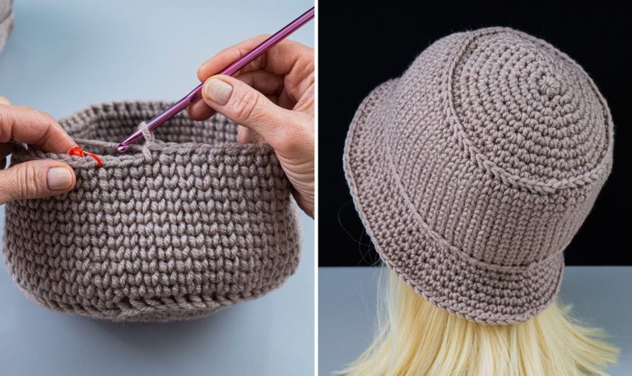 How to Make a Quick and Easy Crochet Bucket Hat – Step by Step