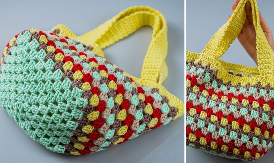 How to Make a Very Easy Crochet Tote Bag