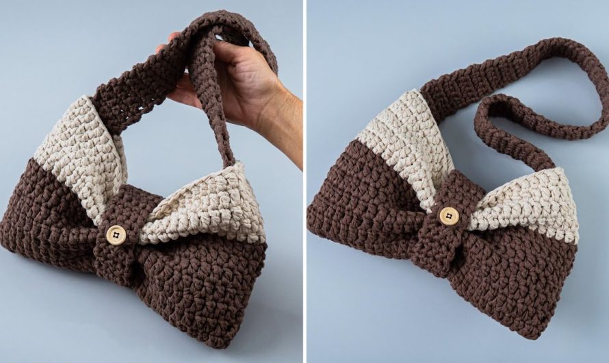 How to Make a Quick and Easy Crochet Bow Bag