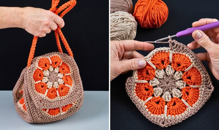 How to Make an Easy Granny Square Crochet Bag