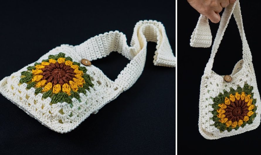 How to Make an Easy Crochet Granny Square Bag