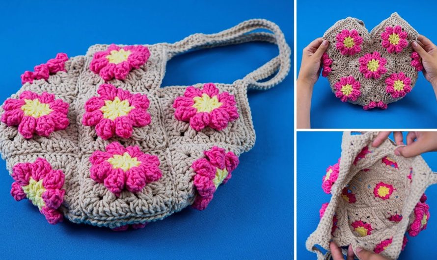 How to Make a Simple Crochet Bag – Even a Beginner Can Handle It! 🧶👜