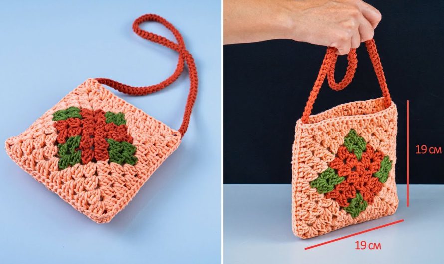 How to Make an Easy Crochet Granny Square Bag