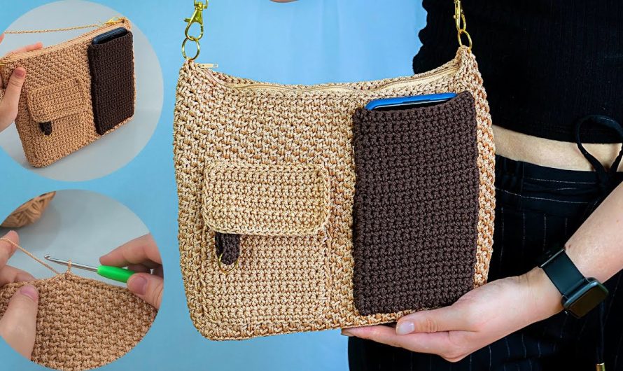 How to Make a Crochet Purse with Pockets and a Zip – Even a Beginner Can Handle It!