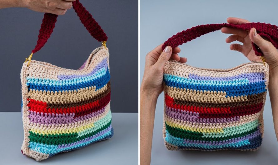How to Make a Very Easy Crochet Bag for Beginners