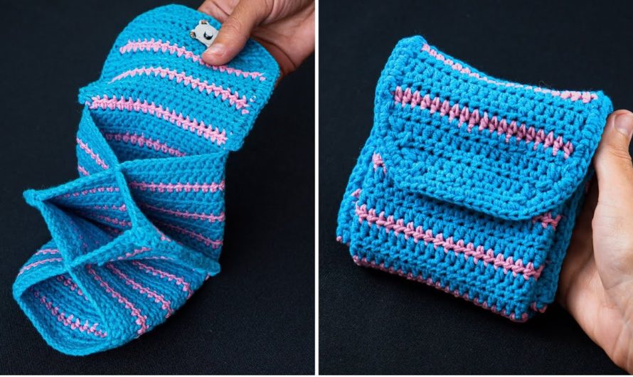Easy Crochet Trifold Wallet Tutorial